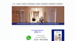 Desktop Screenshot of physiotherapie-schaffer.de